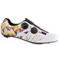 Zapatillas Ciclismo Carretera Luck Genius Graffiti - Blanco Zapatillas Ciclismo Carretera Luck Genius Graffiti - Blanco