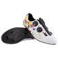 Zapatillas Ciclismo Carretera Luck Genius Graffiti - Blanco Zapatillas Ciclismo Carretera Luck Genius Graffiti - Blanco