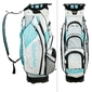 Saco De Golf Trolley Feminino - Branco/azul - Branco/Azul 