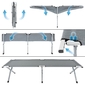 Cama De Camping Xl 189 Cm Aluminio Camilla Plegable Con Bolsa De Transporte Cama De Camping Xl 189 Cm Aluminio Camilla Plegable Con Bolsa De Transporte