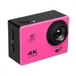 Cámara Sports 4k Ultra Hd Wi-fi Y Pantalla Color 2.0 Ltps(Lcd)Con Mando Distancia - Rosa 