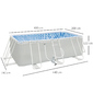 Piscina Com Purificador Outsunny 848-030v90lg - Cinzento Piscina Com Purificador Outsunny 848-030v90lg - Cinzento