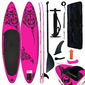 Prancha Insuflável Vidaxl - Rosa - Prancha Paddle Surf 