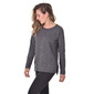 Sudadera Gris Melange Oscuro Audaz Fitness Sudadera Gris Melange Oscuro Audaz Fitness