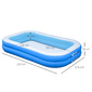 Piscina Inflável 1300l Outsunny 848-038 - Azul Piscina Inflável 1300l Outsunny 848-038 - Azul