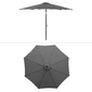 Sombrilla Parasol Con Luz Led, Tubo Aluminio Y Funda Ecd-germany Sombrilla Parasol Con Luz Led, Tubo Aluminio Y Funda Ecd-germany