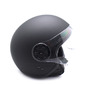 Casco Moto Jet Negro Con Gafas Protectoras - Negro Casco Moto Jet Negro Con Gafas Protectoras - Negro