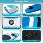 Tabla De Paddle Hinchable Wave Con Inflador, Remo, Leash Y Mochila De Transporte Tabla De Paddle Hinchable Wave Con Inflador, Remo, Leash Y Mochila De Transporte