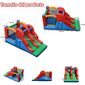 Costway Casa Inflable Con Doble Tobogán, Castillo 3 En 1 Con Tobogán - Multicolor Costway Casa Inflable Con Doble Tobogán, Castillo 3 En 1 Con Tobogán - Multicolor