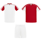 Conjunto Deportivo Juve 2 Camisetas Y 1 Pantalón - Rojo 