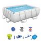 Piscina Desmontable Bestway Rectangular - Blanco Piscina Desmontable Bestway Rectangular - Blanco