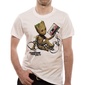 T-shirt Guardiães Da Galáxia Vol. 2 Groot Marvel - Branco T-shirt Guardiães Da Galáxia Vol. 2 Groot Marvel - Branco