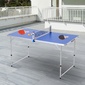 Outsunny Mesa De Ping-pong Plegable Altura Ajustable De 3 Niveles Con Palas Outsunny Mesa De Ping-pong Plegable Altura Ajustable De 3 Niveles Con Palas