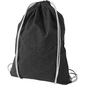 Mochila De Algodón De Cordones Modelo Oregon Bullet - Negro 