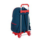 Mochila Benetton Navy Con Carro Mochila Benetton Navy Con Carro
