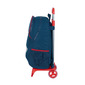 Mochila Benetton Navy Con Carro Mochila Benetton Navy Con Carro
