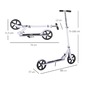 Scooter Infantil Dobrável E Altura Ajustável. - Branco Scooter Infantil Dobrável E Altura Ajustável. - Branco
