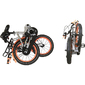 Bicicleta Plegable Infantil Airel De 18 Pulgadas Con Ruedines - Gris 