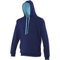 Sudadera Con Capucha Modelo Varsity Awdis