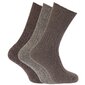 Calcetines Con Mezcla De Lana Sin Elástico Universal Textiles Hold (Pack De 3) - Gris 