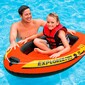 Barco Insuflável Intex Explorer Para Crianças - 137x85x23 Cm - Laranja 