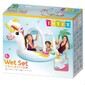 Piscina Unicórnio Com Teto Removível E Cascata De água Intex - Multicor Piscina Unicórnio Com Teto Removível E Cascata De água Intex - Multicor