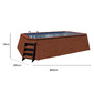 Piscina Madera Panelada K2o 490x293x126 Cm Depuradora De Arena De 3.028 L/h Con Escalera - Marron - Con Escalera Piscina Madera Panelada K2o 490x293x126 Cm Depuradora De Arena De 3.028 L/h Con Escalera - Marron - Con Escalera