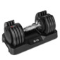 Pesa Ajustable Fitfiu Regulable 2,3kg-11,5kg - Negro Pesa Ajustable Fitfiu Regulable 2,3kg-11,5kg - Negro