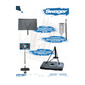 Canasta De Baloncesto Swager The Glider- Regulable De 2m30 A 3m05 - azul Canasta De Baloncesto Swager The Glider- Regulable De 2m30 A 3m05 - azul