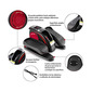 Ecode Mini Bicicleta Elíptica Desk Motion Elétrico, Display Led, 20 Níveis, 5 Funções, Remoto - Preto/Vermelho Ecode Mini Bicicleta Elíptica Desk Motion Elétrico, Display Led, 20 Níveis, 5 Funções, Remoto - Preto/Vermelho