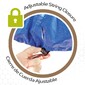Funda Colchoneta Elástica Aktive Con Protección - Azul Funda Colchoneta Elástica Aktive Con Protección - Azul