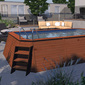 Piscina Madera Panelada K2o 490x293x110 Cm Depuradora De Arena De 3.028 L/h Con Escalera - Marron - Con Escalera Piscina Madera Panelada K2o 490x293x110 Cm Depuradora De Arena De 3.028 L/h Con Escalera - Marron - Con Escalera