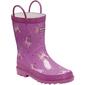 Great Outdoors Childrens/kids Minnow Patterned Wellington Boots Regatta (Unicórnio/red Ochre) - Rosa 