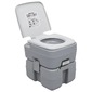 Vidaxl Inodoro Portátil Para Camping Gris 20 + 10 L - Gris - Inodoro Para Camping Vidaxl Inodoro Portátil Para Camping Gris 20 + 10 L - Gris - Inodoro Para Camping