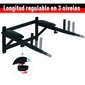 Barra De Musculacion Para Pared Dominadas Flexiones En Casa Barra De Musculacion Para Pared Dominadas Flexiones En Casa