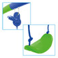 Columpio Individual 140x140x179 Cm Aktive Sports - Verde Columpio Individual 140x140x179 Cm Aktive Sports - Verde