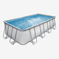 Piscina Tubular - Ludo 2 Bis - 4,01 X 2,01 X 1,22 M - Filtración De Arena 2,5 M³/h - Blanco Piscina Tubular - Ludo 2 Bis - 4,01 X 2,01 X 1,22 M - Filtración De Arena 2,5 M³/h - Blanco