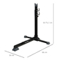 Soporte Para Bicicleta Homcom Aa0-065 Soporte Para Bicicleta Homcom Aa0-065