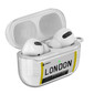 Funda Protectora De Silicona Para Airpods Pro Diseño Londres - blanco Funda Protectora De Silicona Para Airpods Pro Diseño Londres - blanco