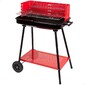 Barbacoa De Carbón Para 6 Personas Aktive - Rojo Barbacoa De Carbón Para 6 Personas Aktive - Rojo