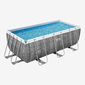 Piscina Desmontable Tubular Bestway 412x201x122 Cm - Gris Piscina Desmontable Tubular Bestway 412x201x122 Cm - Gris