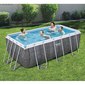 Piscina Desmontable Tubular Bestway 412x201x122 Cm - Gris Piscina Desmontable Tubular Bestway 412x201x122 Cm - Gris