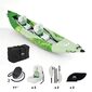 Kayak Hinchable Betta 412 - Verde/Gris - Kayak 2 plazas 