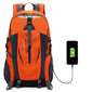 Mochila De Nylon Extra Grande Senderismo Puerto Usb A Prueba De Agua - Naranja - Envío Gratis Mochila De Nylon Extra Grande Senderismo Puerto Usb A Prueba De Agua - Naranja - Envío Gratis
