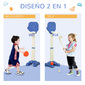 Cesta Basquetebol Infantil Homcom 331-016 - Multicor Cesta Basquetebol Infantil Homcom 331-016 - Multicor