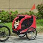 Remolque Bicicleta Pawhut B4-0003-007 - Multicolor - Para Mascotas Remolque Bicicleta Pawhut B4-0003-007 - Multicolor - Para Mascotas