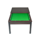 Billar Americano Convertible En Una Mesa, Viene Con Accesorios - Alfombra Verde - 217 X 125 Cm Billar Americano Convertible En Una Mesa, Viene Con Accesorios - Alfombra Verde - 217 X 125 Cm