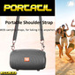 Alto-falante Estereo Bluetooth Sem Fio Grande Potência 5w Portatil Klack® - Cinzento - Compatível com Iphone Xiaomi Samsung Huawei Alto-falante Estereo Bluetooth Sem Fio Grande Potência 5w Portatil Klack® - Cinzento - Compatível com Iphone Xiaomi Samsung Huawei