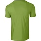 Camiseta De Manga Corta Suave Básica 100% Algodón Gordo Gildan - Verde Manzana 
