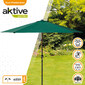 Guarda-sol Hexagonal 250 Cm Verde Cabo De Alumínio Aktive Garden Guarda-sol Hexagonal 250 Cm Verde Cabo De Alumínio Aktive Garden